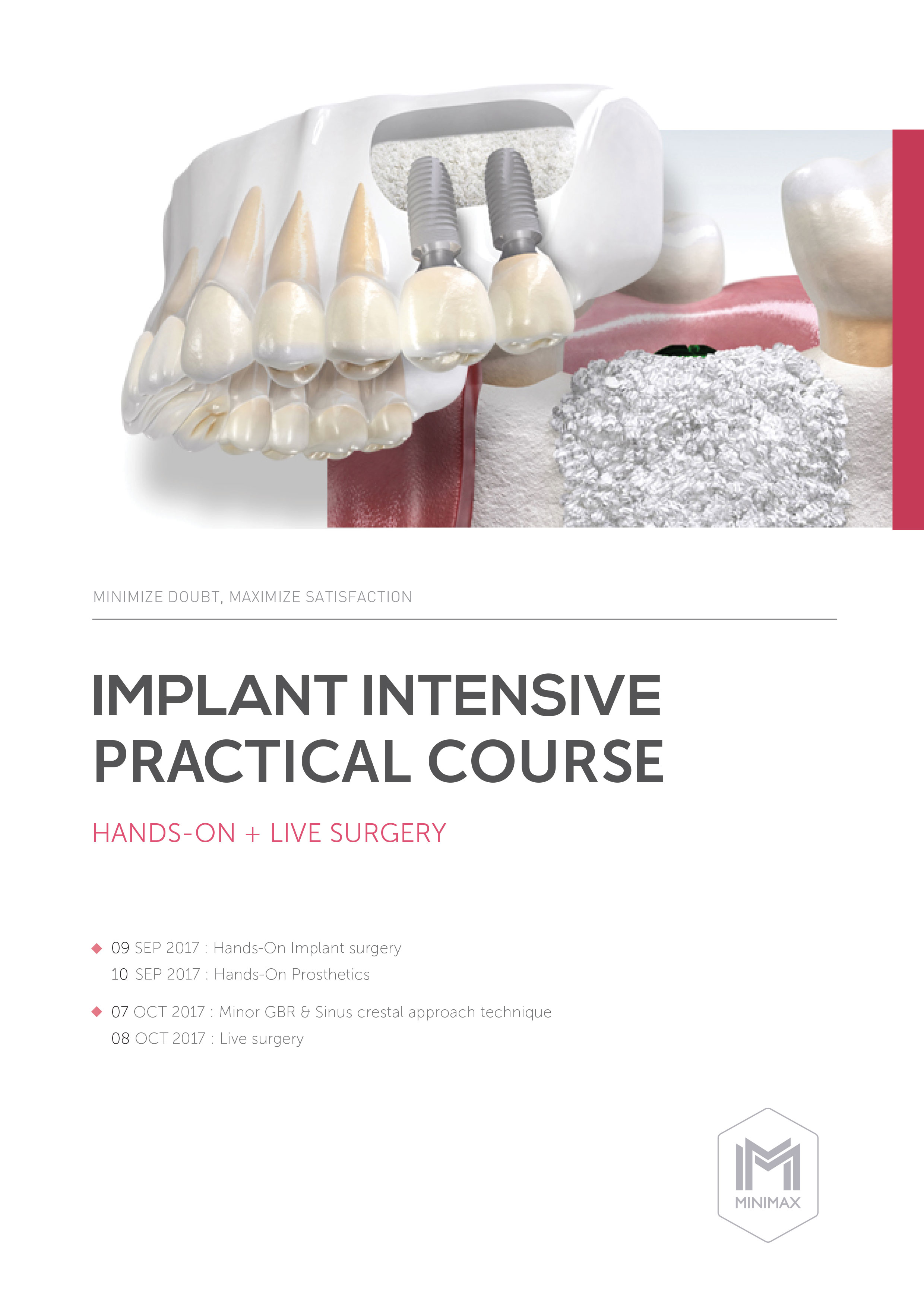 [09,10 SEP 07,08 OCT] IMPLANT INTENSIVE PRACTICAL COURSE-1