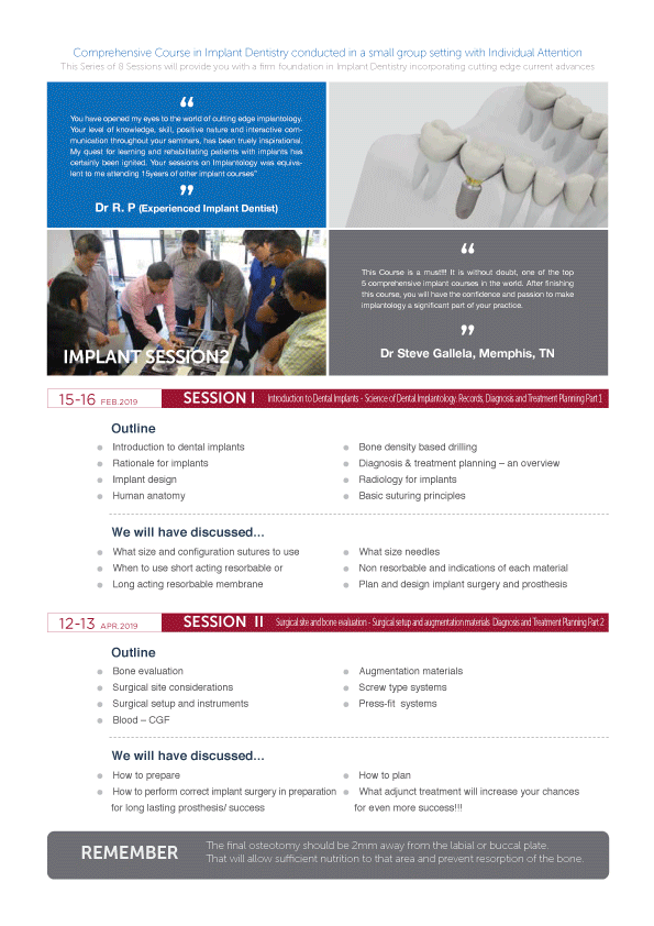 2019-2020 Comprehensive Implant Course-2