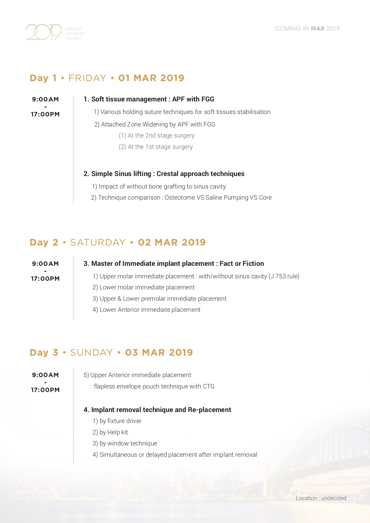 2019 Essential Advanced Implant Course-22019 Essential Advanced Implant Course-2