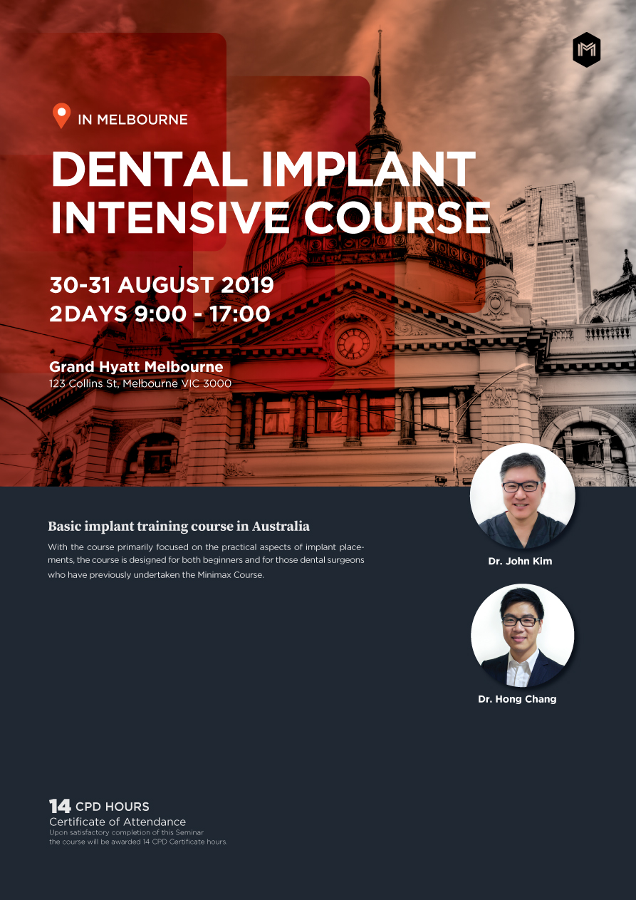 [30-31 AUGUST 2019] DENTAL IMPLANT INTENSIVE COURSE IN MELBOURNE-1